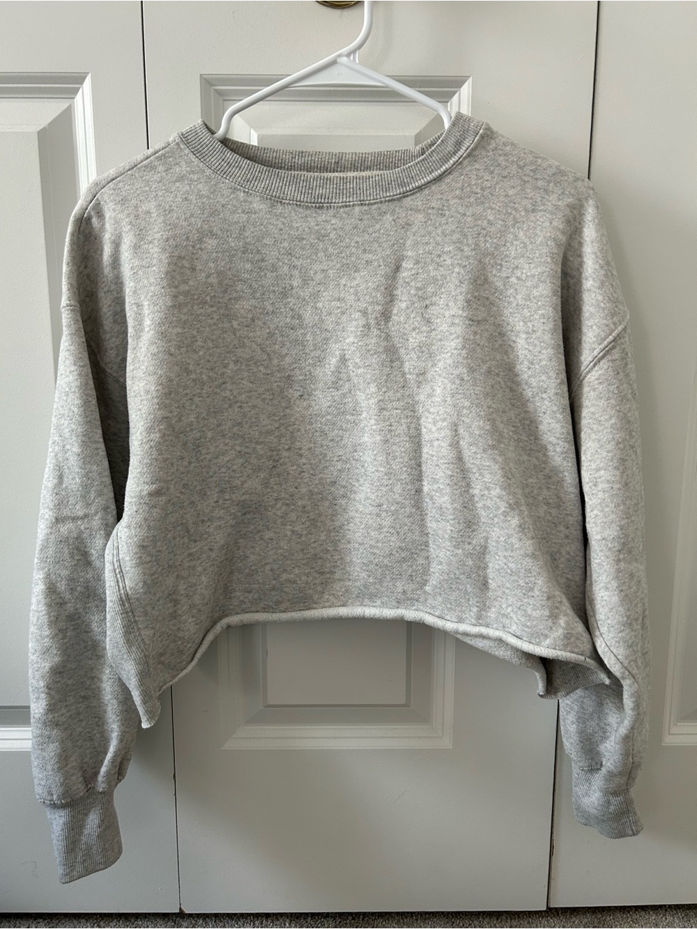 Jo&Co Grey Cropped Sweatshirt